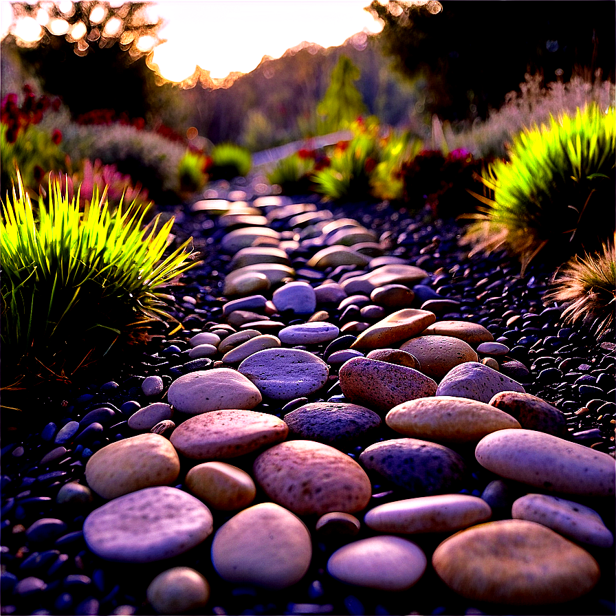 Flat River Stones For Landscaping Png 74 PNG image