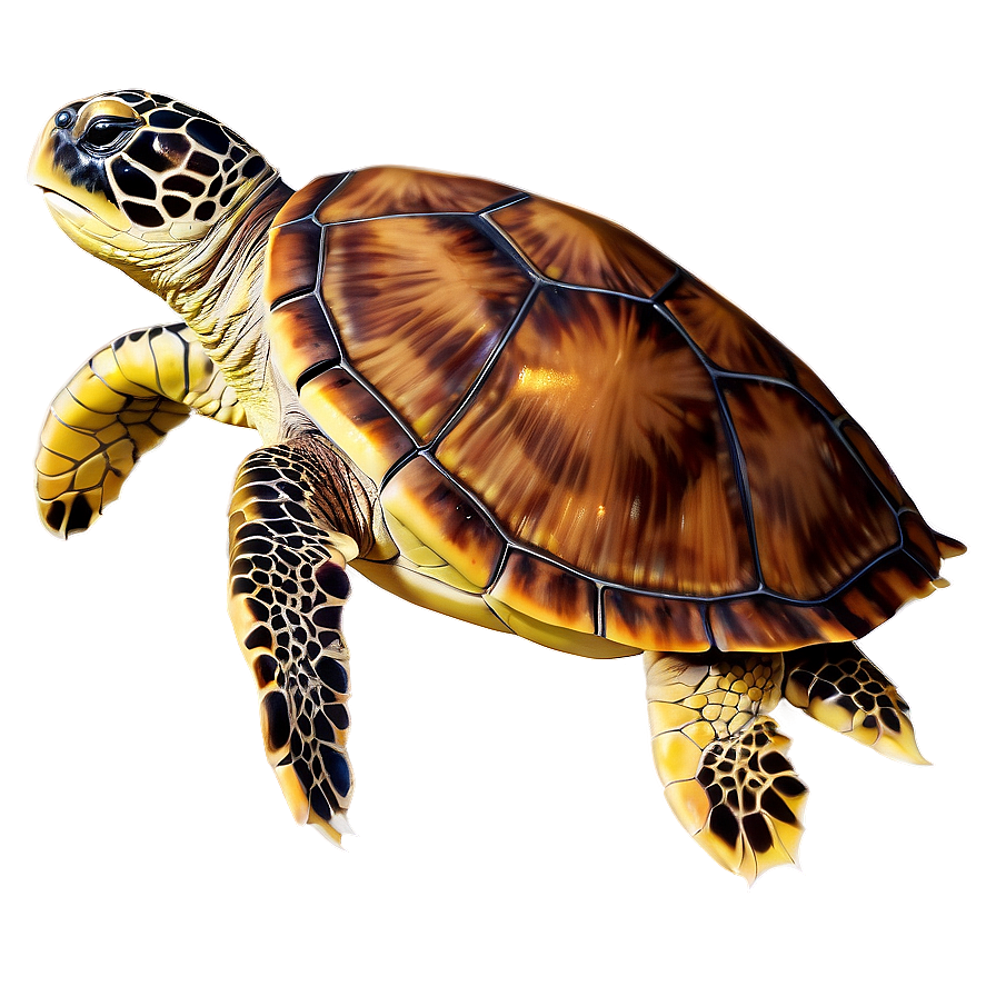 Flatback Sea Turtle Png Eco PNG image