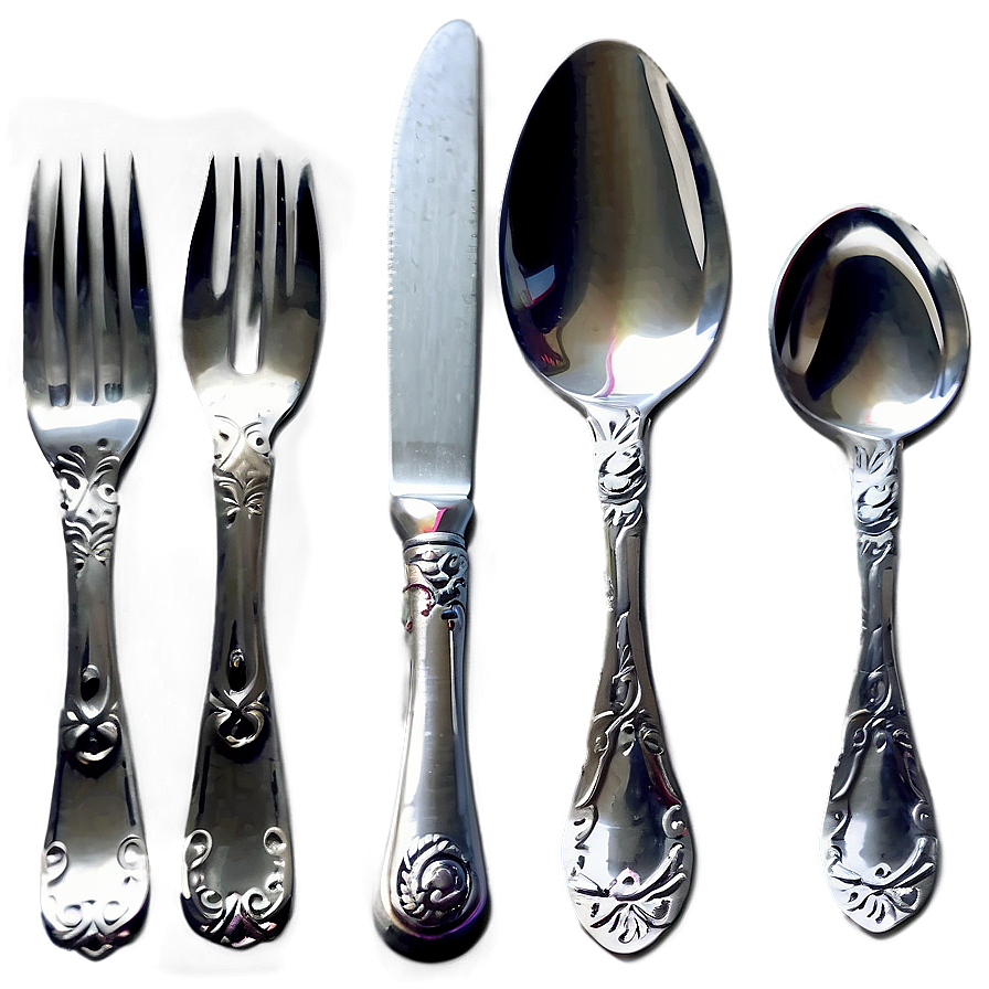 Flatware Silver Utensils Png Ipf PNG image