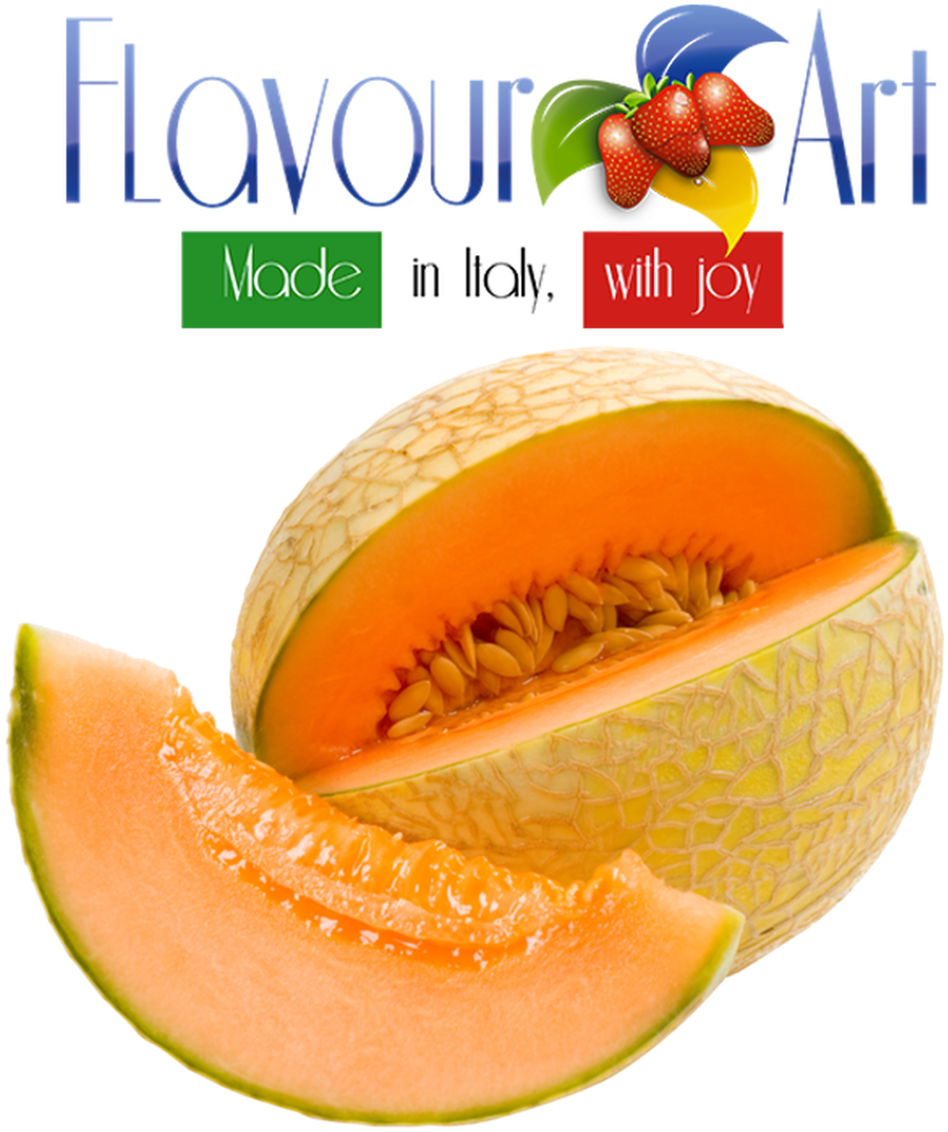 Flavour Art Cantaloupe Italian Brand PNG image