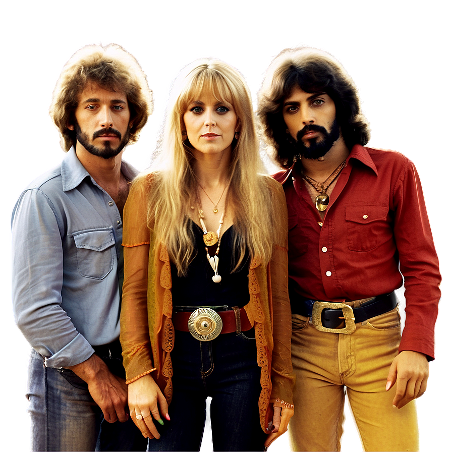 Fleetwood Mac 70s Era Png Xve46 PNG image