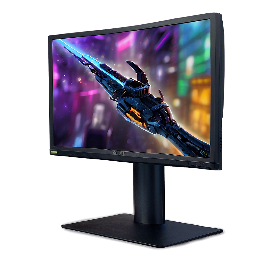 Flicker-free Gaming Monitor Png 06212024 PNG image