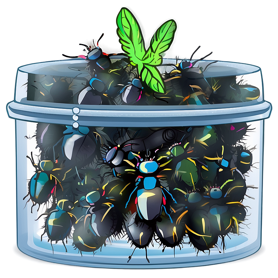 Flies In A Jar Png Dle PNG image