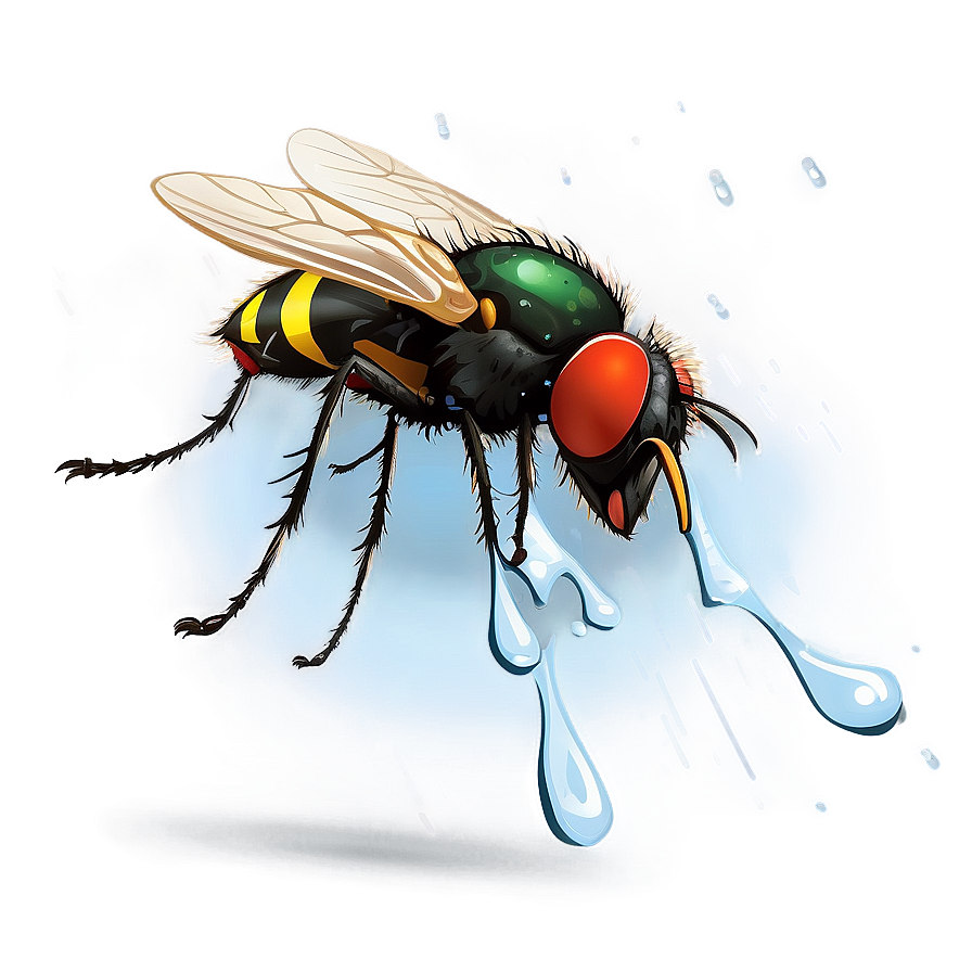 Flies In The Rain Png 06122024 PNG image