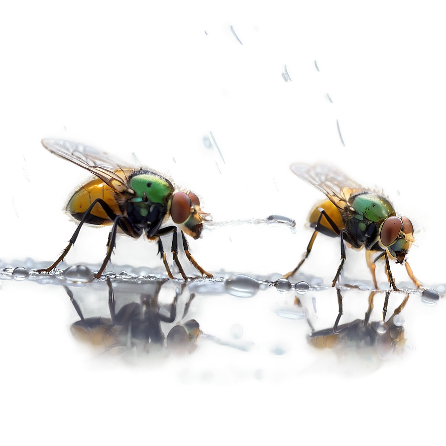 Flies In The Rain Png Knq80 PNG image