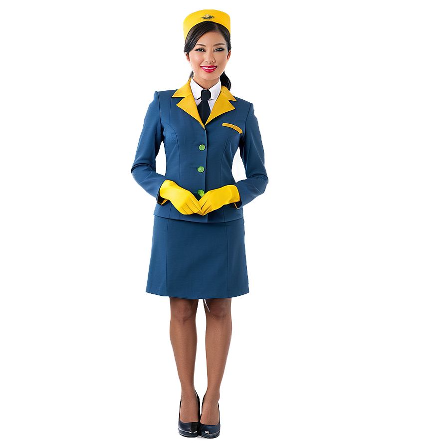 Flight Attendant Uniform Png 06252024 PNG image