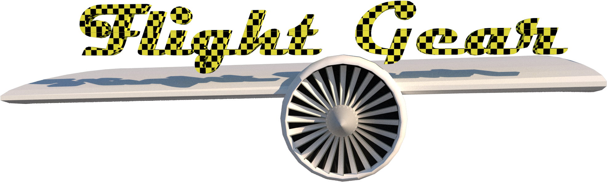 Flight Gear3 D Logo PNG image