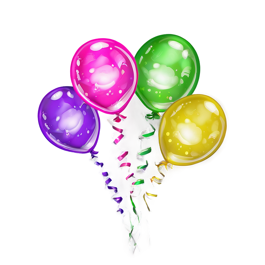 Floating Balloon Bundle Png Lfi36 PNG image