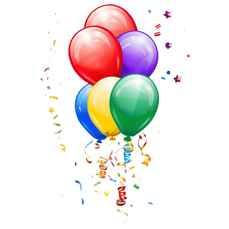 Floating Birthday Balloon Png Auq97 PNG image