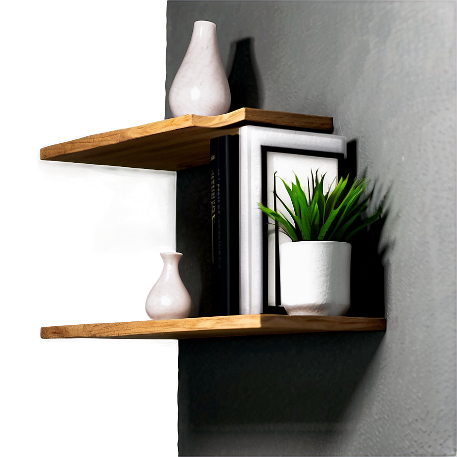 Floating Corner Shelves Png Iyr55 PNG image