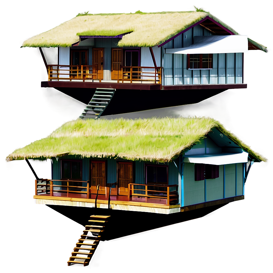 Floating Houses Png Wnh PNG image