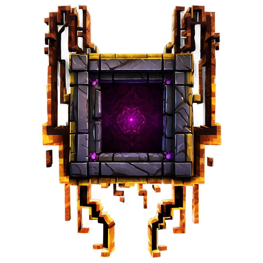 Floating Nether Portal Png Fhs77 PNG image