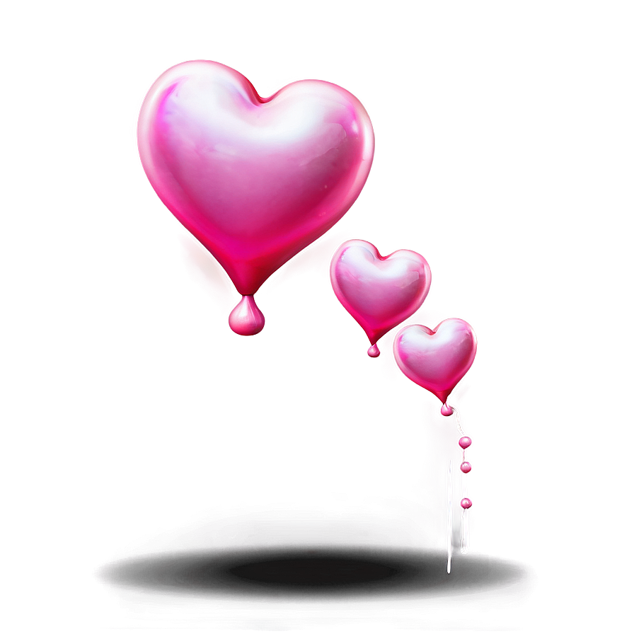 Floating Pink Heart Emoji Png 06262024 PNG image