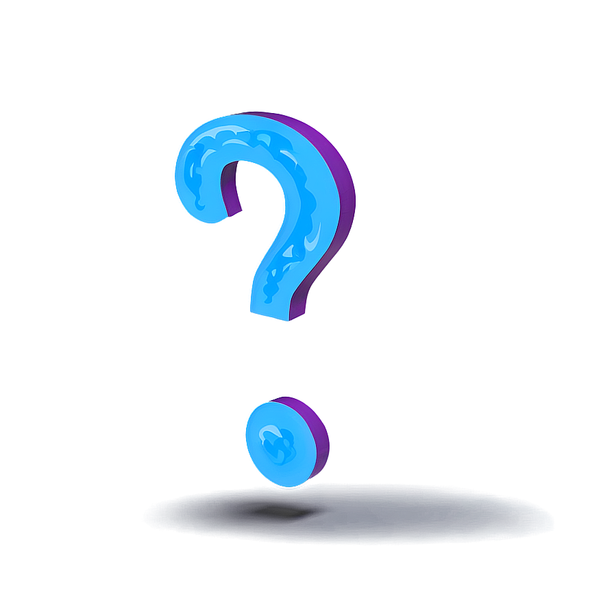 Floating Question Mark Transparent Png Khm PNG image