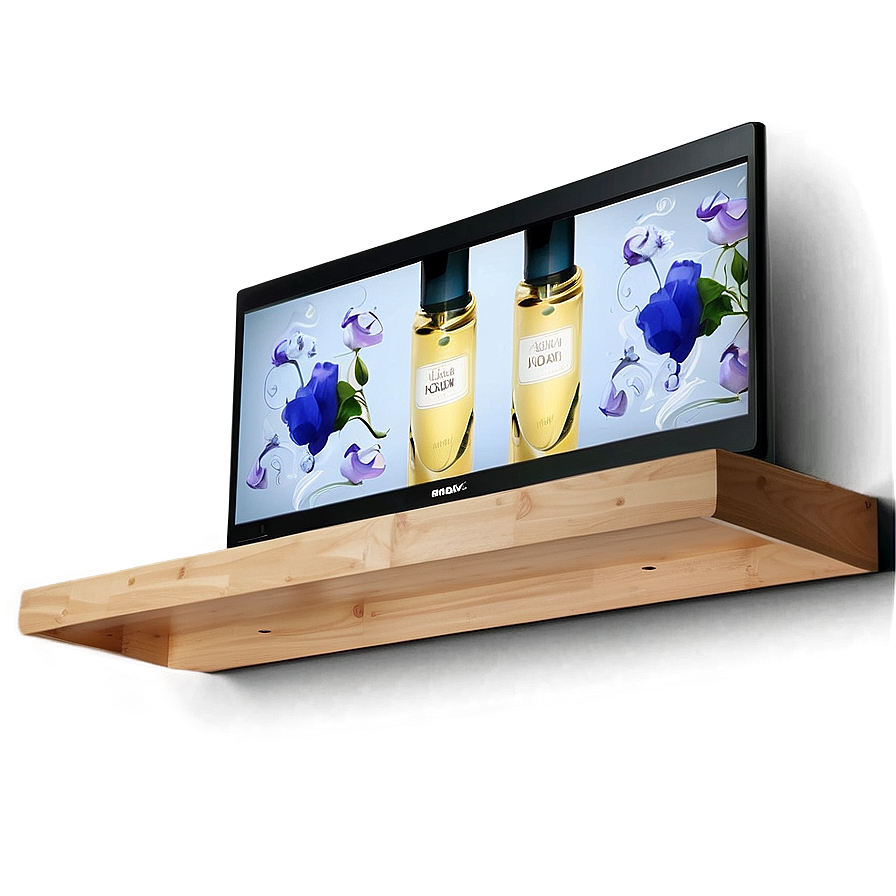 Floating Shelf Under Tv Png Swv35 PNG image