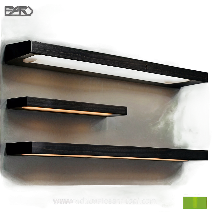 Floating Shelves With Lights Png 37 PNG image