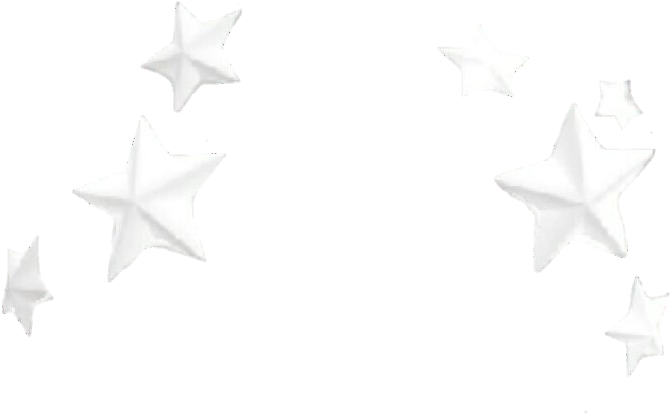 Floating_ White_ Stars_ Background PNG image