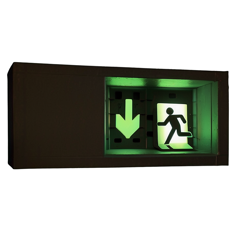 Floor Exit Sign Png 06262024 PNG image