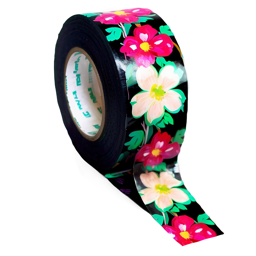 Floral Aesthetic Tape Png 2 PNG image