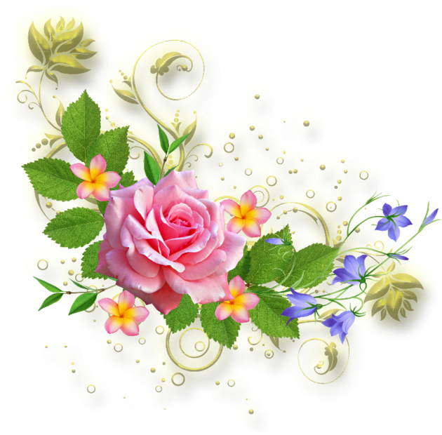 Floral_ Arrangement_ Green_ Splash.png PNG image