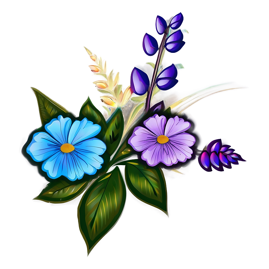 Floral Art Png 99 PNG image