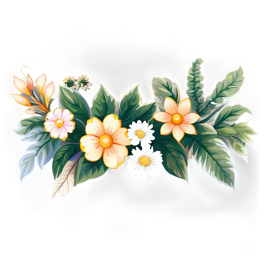 Floral Banner Clipart Png 53 PNG image