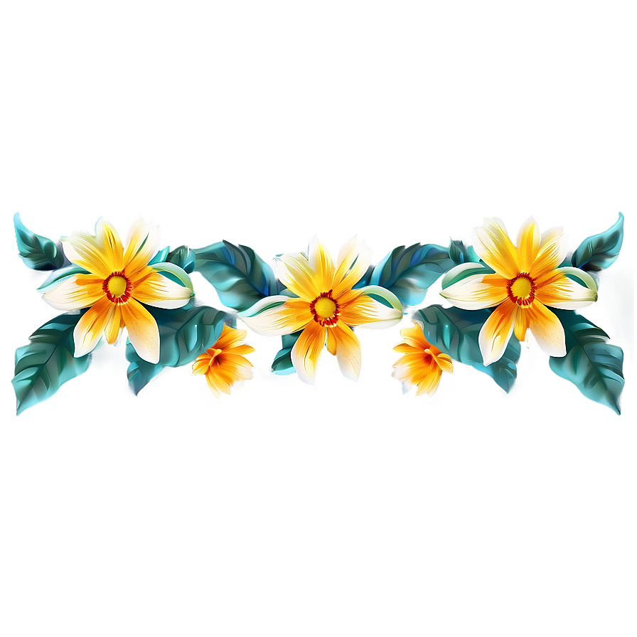 Floral Banner Clipart Png Ftp PNG image