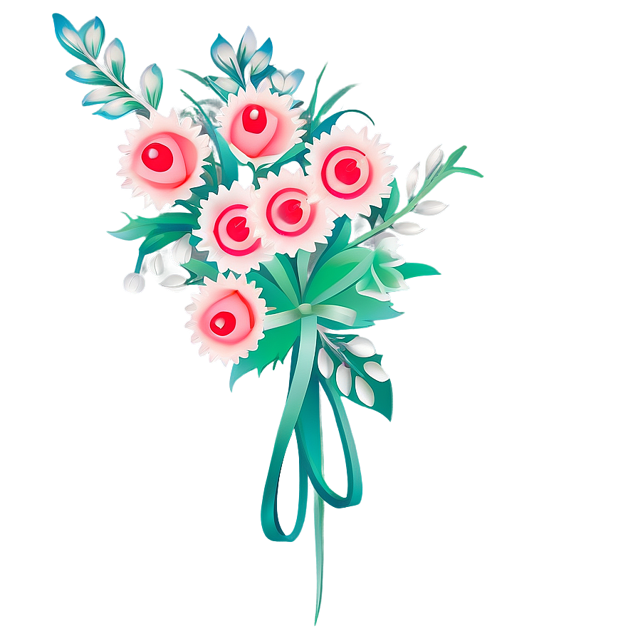 Floral Bouquet Cricut Png Qin61 PNG image