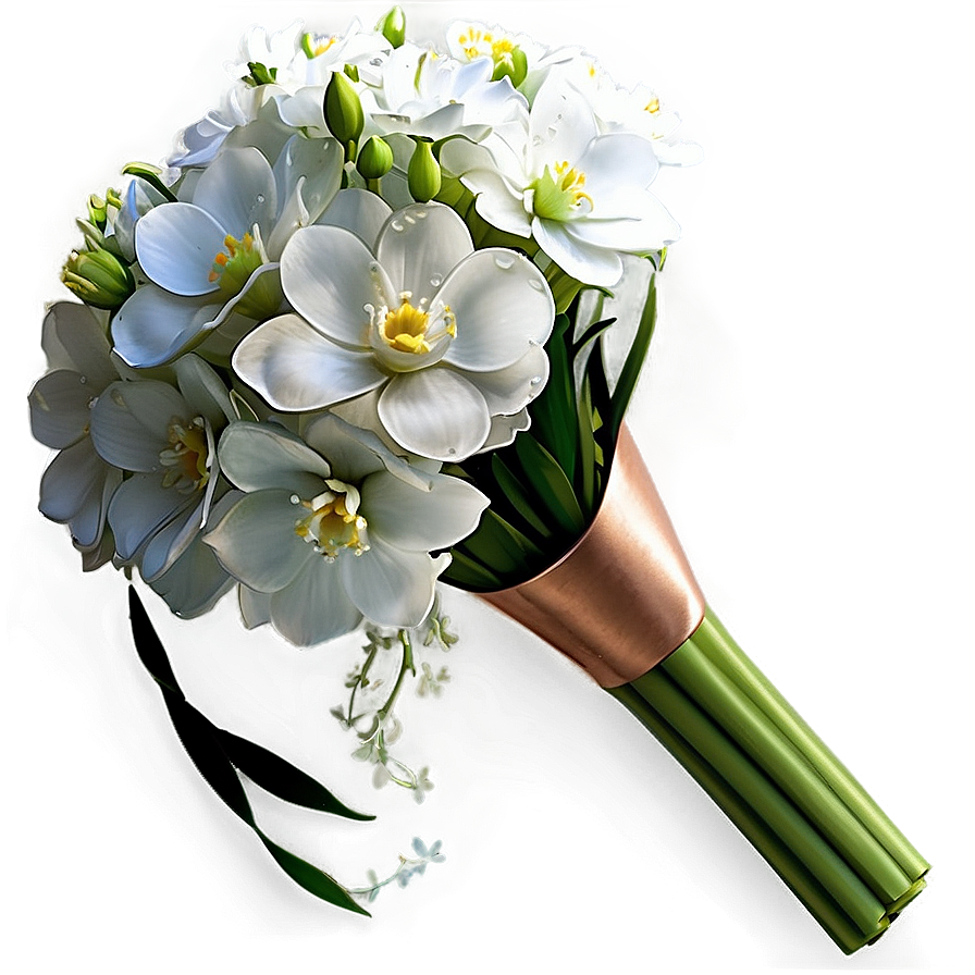 Floral Bridal Bouquet Png Eng PNG image