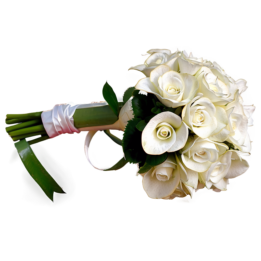 Floral Bridal Bouquet Png Kkm18 PNG image