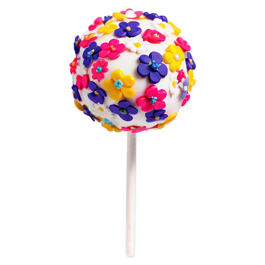 Floral Cake Pop Png 68 PNG image