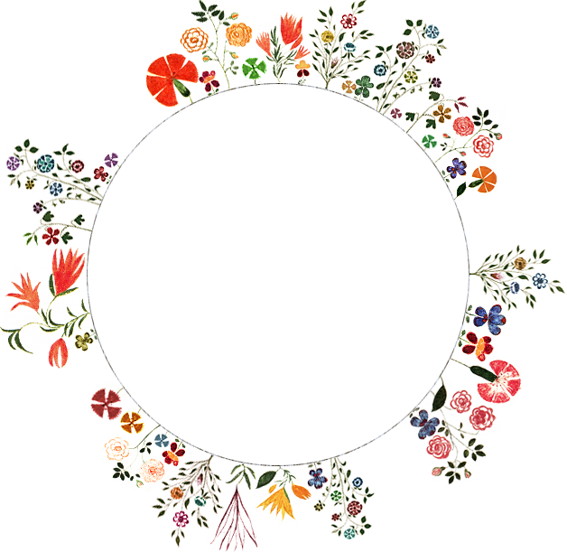 Floral_ Circle_ Border_ Design.png PNG image