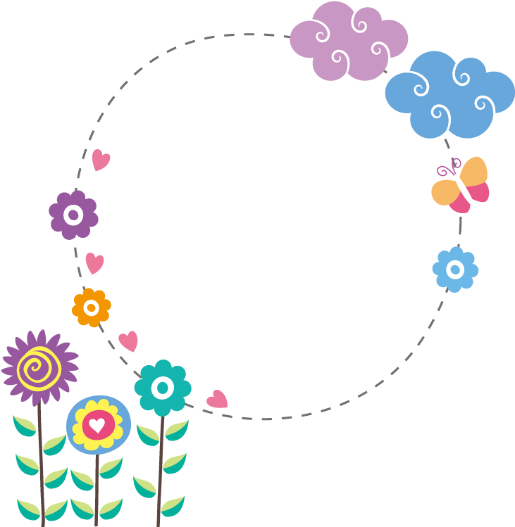 Floral_ Circle_ Border_ Vector PNG image