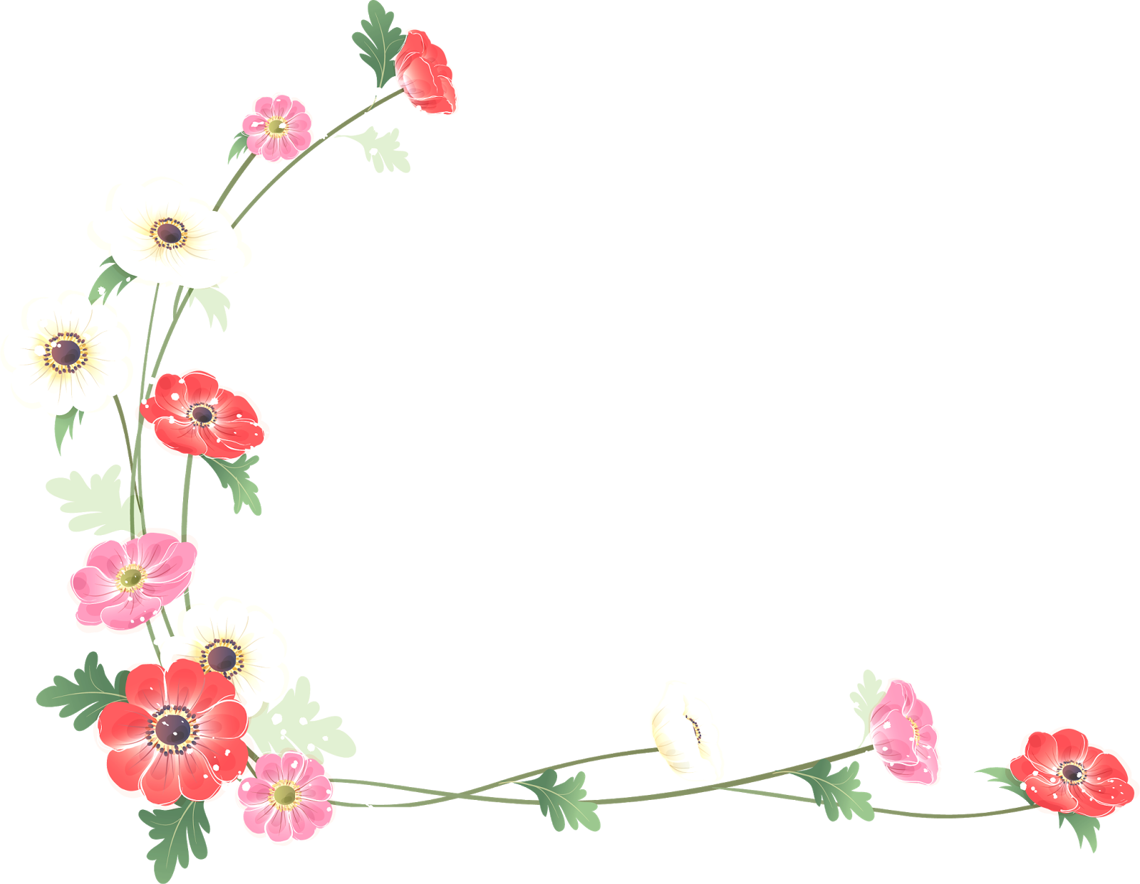 Floral_ Corner_ Border_ Design.png PNG image