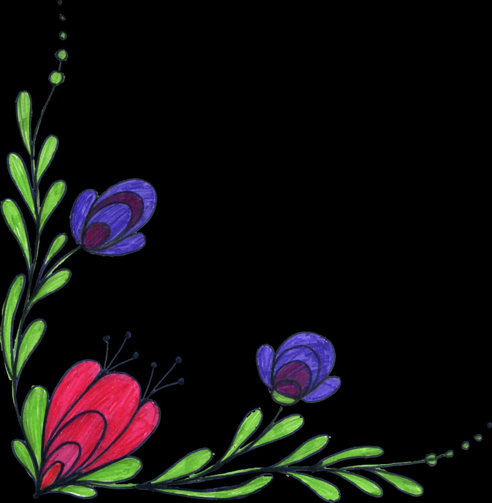 Floral_ Corner_ Design.png PNG image