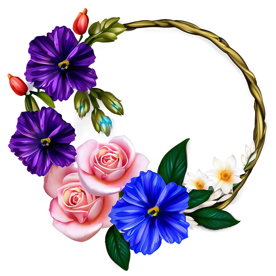 Floral Crown Design Png Yjt82 PNG image