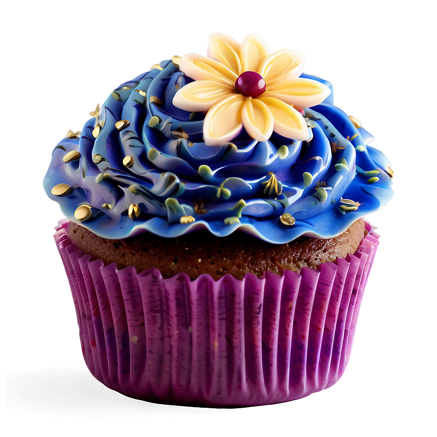 Floral Cupcake Png 79 PNG image