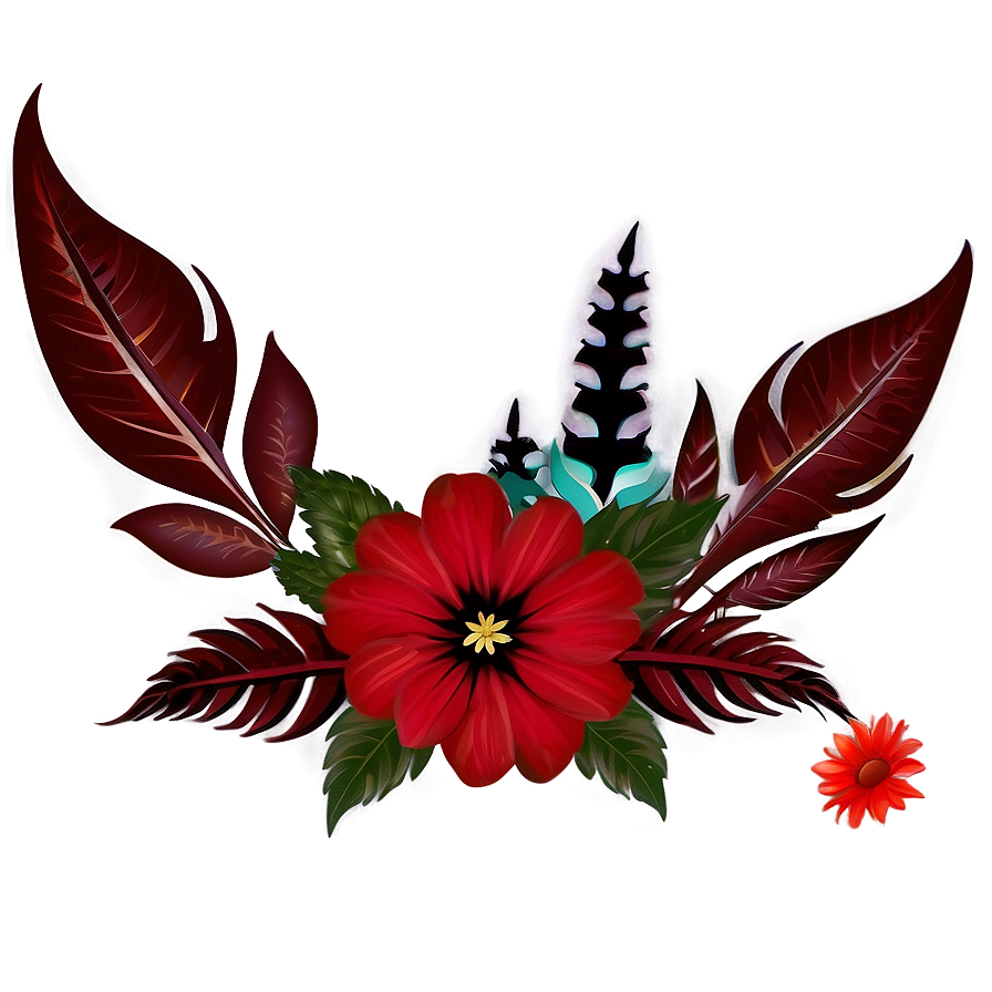 Floral Design D PNG image