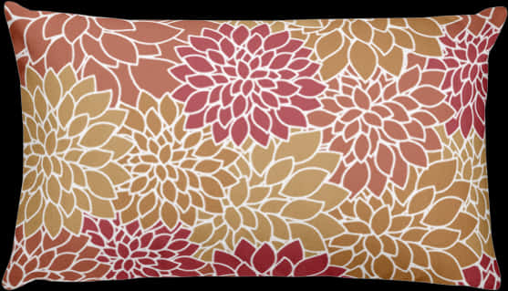 Floral Design Decorative Pillow PNG image