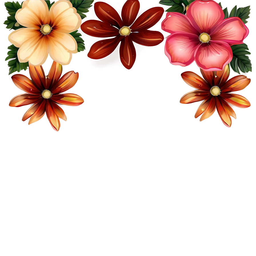 Floral Frame Border Png 05062024 PNG image