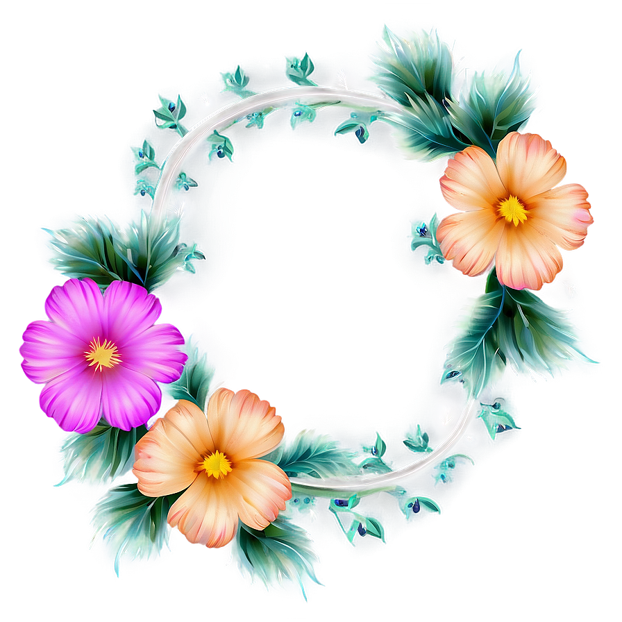 Floral Frame Png 67 PNG image