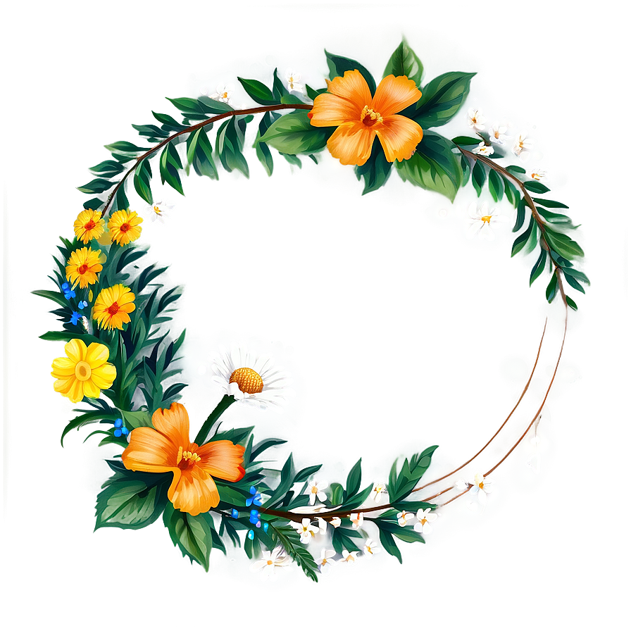 Floral Garland Png 62 PNG image