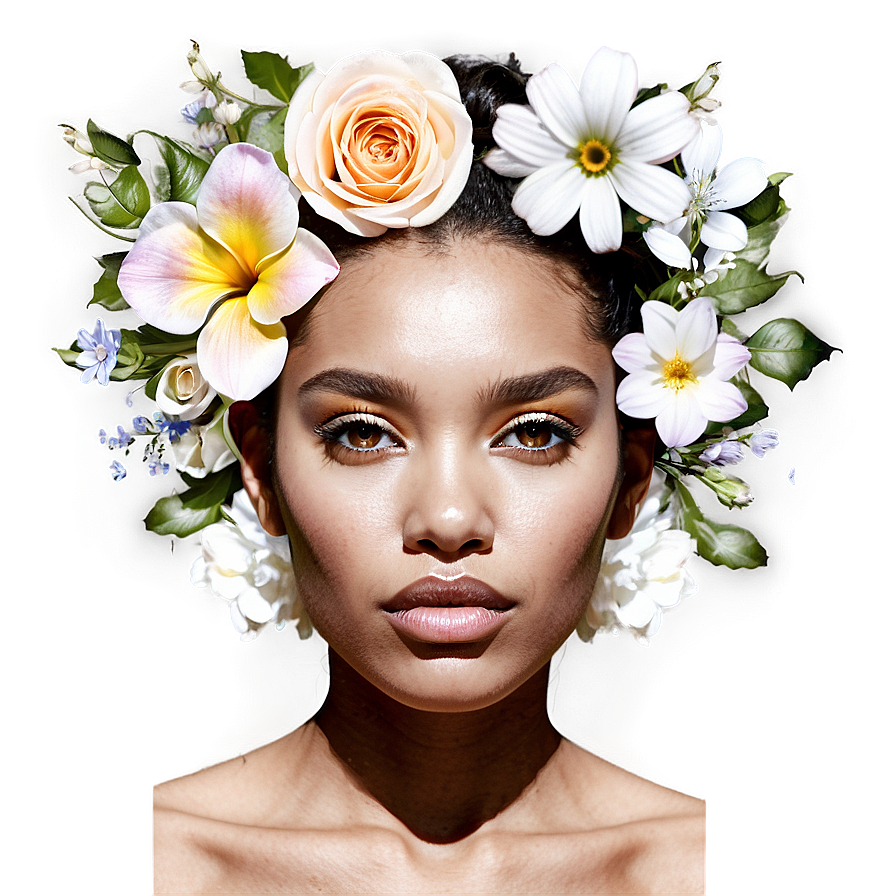 Floral Goddess Beauty Png Niw73 PNG image