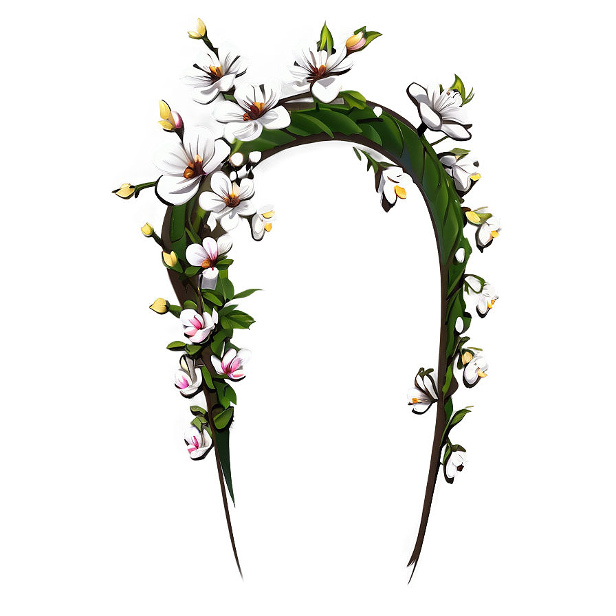 Floral Hair Accessory Png Kkv PNG image