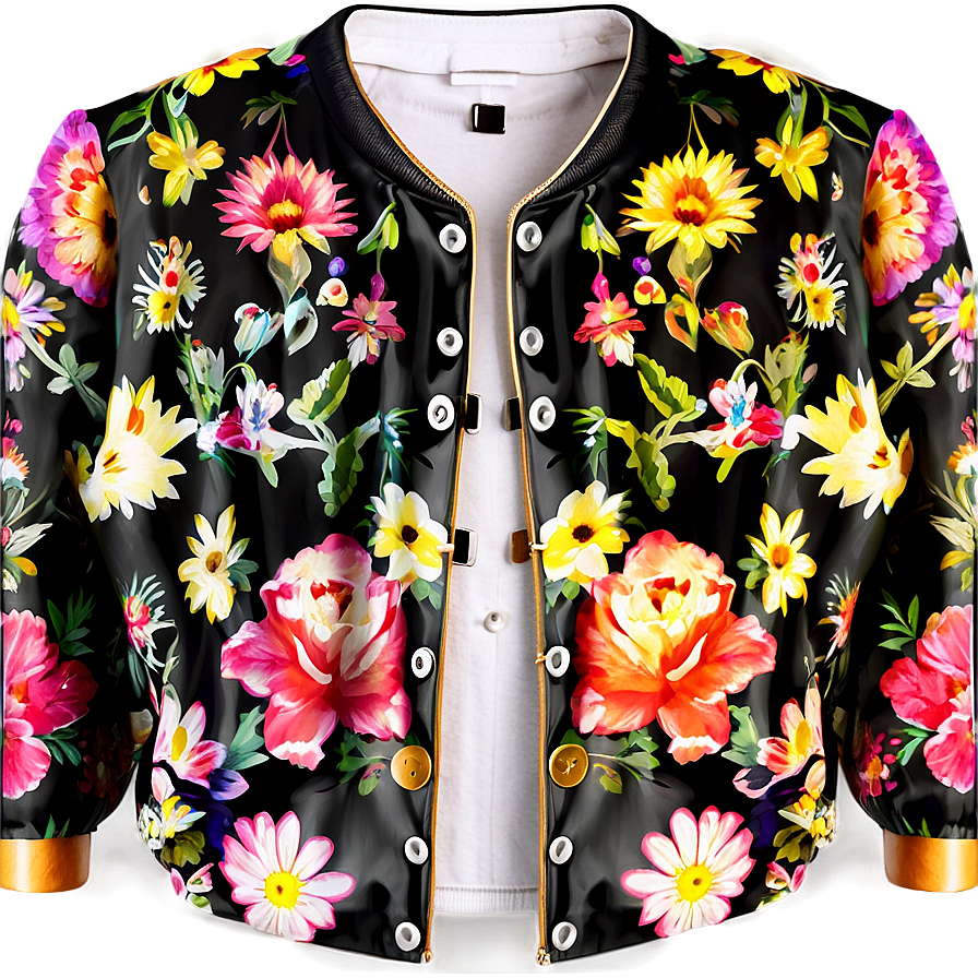 Floral Jacket Png Ick PNG image
