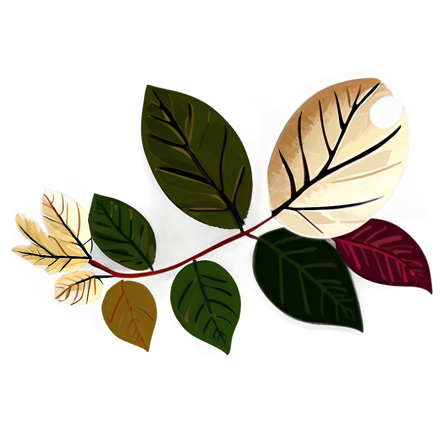 Floral Leaves Png Caw PNG image