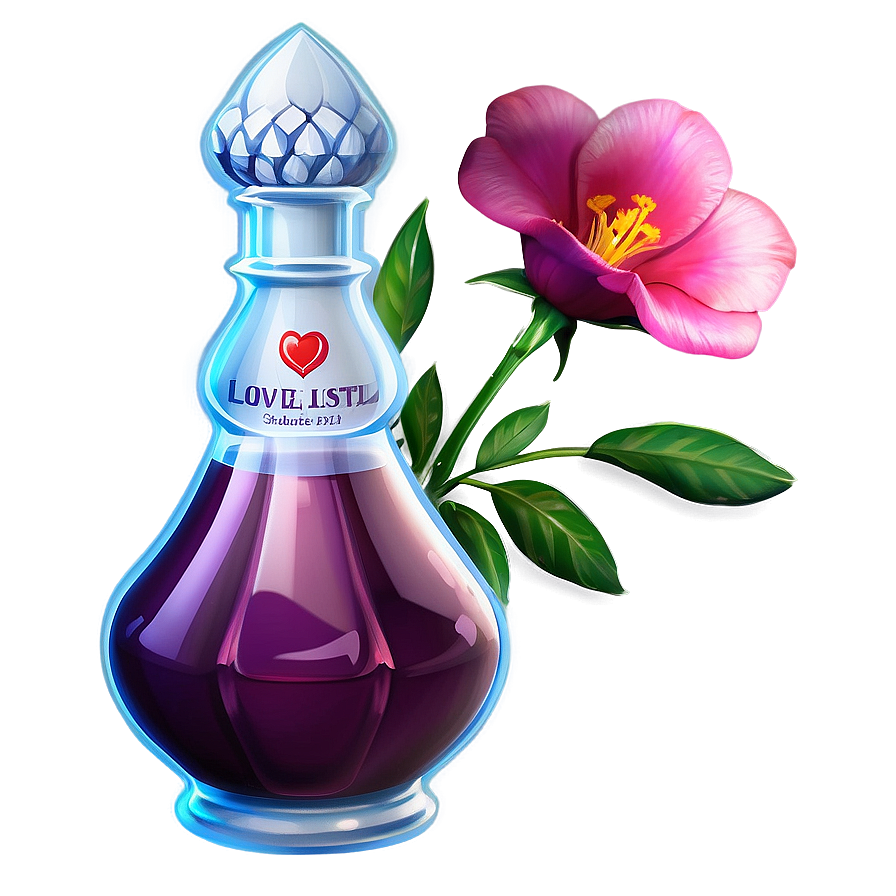 Floral Love Potion Png Onb73 PNG image