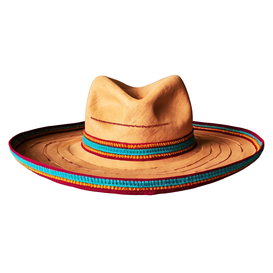 Floral Mexican Hat Png Qly PNG image