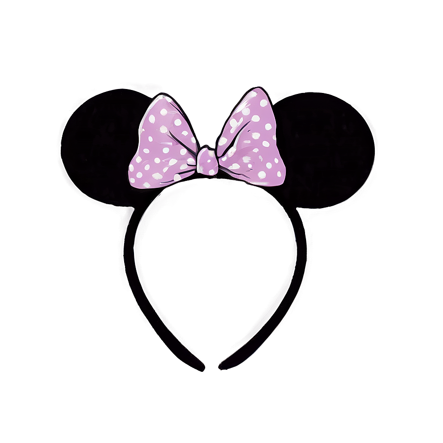 Floral Minnie Mouse Ears Png Akf47 PNG image