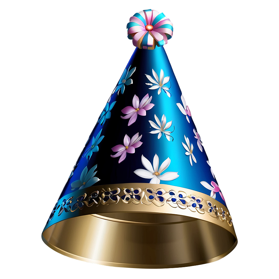 Floral Party Hat Png 81 PNG image